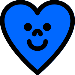 GT Maru blue heart